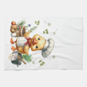 Cozy Kitchen Ducks Cute Cooking Design Theedoek (Horizontaal)