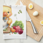 Cozy Kitchen Ducks Cute Cooking Design Theedoek (Quarter Fold)