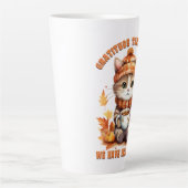 Cozy Kitten in Fall Comfort Latte Mok (Voorkant)