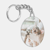 Cozy Kitten Sleutelhanger (Voorkant Links)