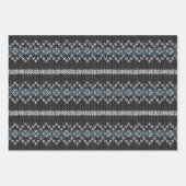 Cozy Knit Pattern Wrapping Paper Set (Voorkant 2)
