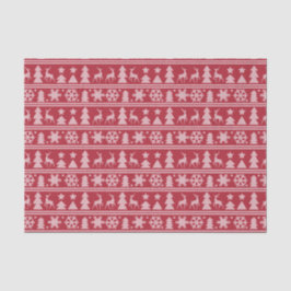 Cozy Knit Red Knit Sweater Pattern Tissuepapier