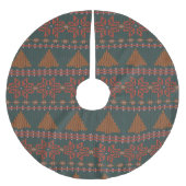 Cozy Knited Kerstjumper Kerstboom Rok (Voorkant)