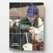 Cozy Korean Winter Aesthetic Collage Photo Fotoplaat (voorkant)