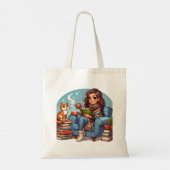 Cozy Leading Time Tote Bag (Achterkant)