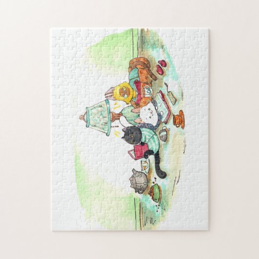 Cozy leestijd legpuzzel (Verticaal)