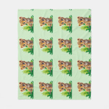 Cozy Leopard Fleece Blanket