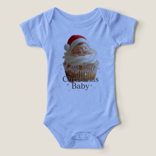 Cozy Little Christmas Baby Shirt | Cute Winter (Design voorkant)