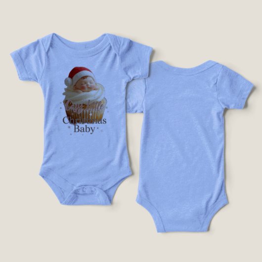 Cozy Little Christmas Baby Shirt | Cute Winter (Ontwerp Voorkant & Achterkant)
