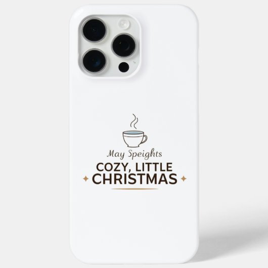 Cozy Little Christmas Coffee Cup Phone Case (Achterkant)