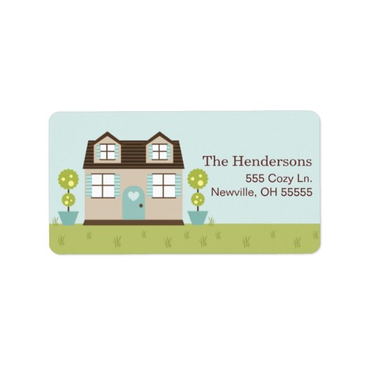 Cozy Little Home Adresetiketten Etiket (Voorkant)