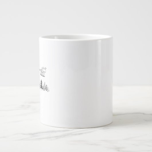 Cozy Lodge Christmas Mug – Warm Winter Cocoa Cup Grote Koffiekop (Voorkant)