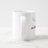 Cozy Lodge Christmas Mug – Warm Winter Cocoa Cup Grote Koffiekop (Achterkant)