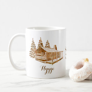 Cozy Log Cabin - Hygge of je eigen tekst Koffiemok