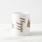 Cozy Log Cabin - Hygge of je eigen tekst Koffiemok (Center)