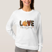Cozy Love Thanksgiving T-shirt (Voorkant)