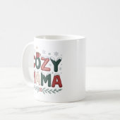 Cozy Mama Christmas Koffiemok (Voorkant links)