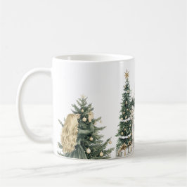 Cozy Merry Christmas Paper Plate with Winter Koffiemok