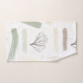 Cozy  Minimal Winter Aesthetic Pattern   Bad Handdoek (Handdoek)