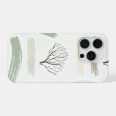 Cozy Minimal Winter Aesthetic Pattern iPhone Hoesje (Achterkant horizontaal)