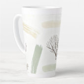 Cozy  Minimal Winter Aesthetic Pattern   Latte Mok (Linkerhoek)