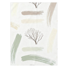 Cozy  Minimal Winter Aesthetic Pattern   Tafelkleed