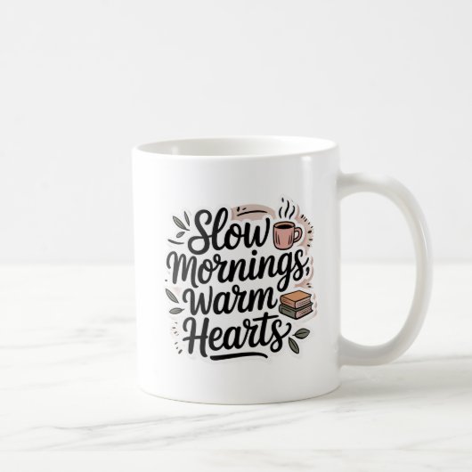 Cozy Minimalist Quote Mug  Koffiemok (Rechts)