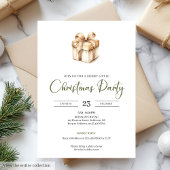 Cozy Minimalist Scandinavian Christmas Invitation Kaart