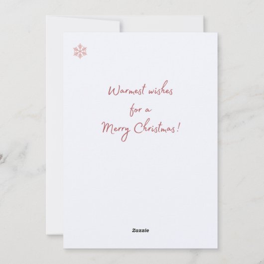 Cozy Mittens Kerst Kaart (Achterkant)