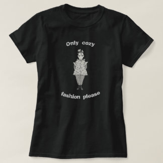 Cozy mode stijl t-shirt