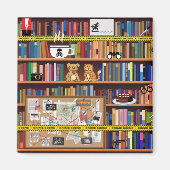 Cozy Mysteries Bookshelf Magneet (Voorkant)