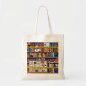 Cozy Mysteries Bookshelf Tote Bag (Voorkant)