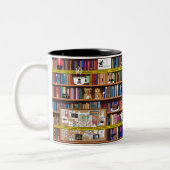 Cozy Mysteries Bookshelf Tweekleurige Koffiemok (Links)