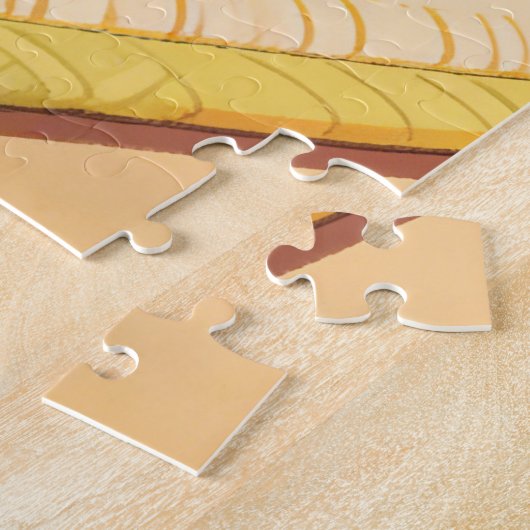 Cozy Napping Cat Puzzle Legpuzzel (Zijkant)