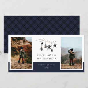 Cozy Natuur 2 Foto Family Holiday Kaart