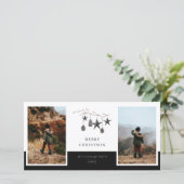 Cozy Natuur 2 Foto serie Feestdagenkaart (Staand voorkant)
