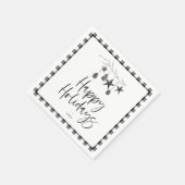 Cozy Natuur Holiday Party Napkins Servet (Hoek)