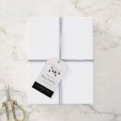 Cozy Natuur Kerstmis Cadeaulabel (Met Touw)