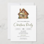 Cozy Neutral Earthy Watercolor Rustic Holiday Xmas Kaart (Voorkant)