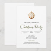 Cozy Neutral Sage Green Scandinavian Christmas  Kaart (Voorkant / Achterkant)