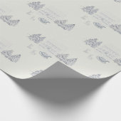 Cozy New England Christmas Home (Small Scale) Cadeaupapier (Hoek)