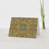 Cozy old pattern folie wenskaart (Voorkant)