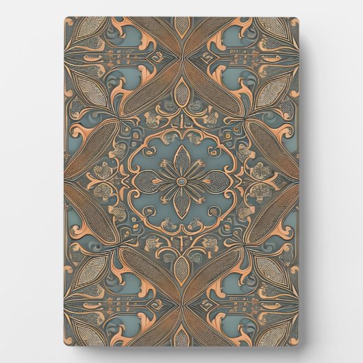 Cozy old pattern fotoplaat (voorkant)