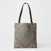 Cozy old pattern tote bag (Voorkant)