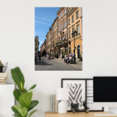 Cozy Old Town in Warschau Poster (Thuiskantoor)