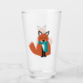 Cozy Oranje Fox Glass Tumbler (Achterkant)