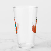 Cozy Oranje Fox Glass Tumbler (Rechts)