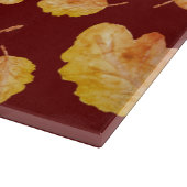 Cozy Oranje herfst-bladeren Snijplank (Hoek)