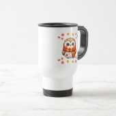Cozy Owl Herfst Design Leuk Dier Reisbeker (Voorkant rechts)