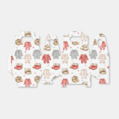 Cozy Pajamas Boho Babyshower Pattern Bedankdoosjes (Uitgevouwen)